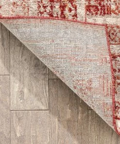 Well Woven Global Pesaro Vintage Oriental Medallion Red Rug