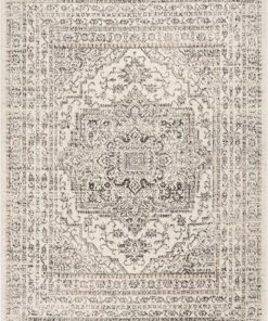 Well Woven Pesaro Vintage Oriental Medallion Beige Rug Global