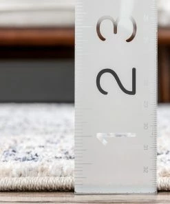 Well Woven Global Pesaro Vintage Oriental Medallion Light Blue Rug