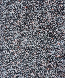 Well Woven Rouge Blue Mid-Century Shag Rug 3'11" X 5'3"