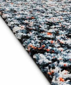 Well Woven Rouge Blue Mid-Century Shag Rug 3'11" X 5'3" 5 Well Woven Rouge Blue Mid-Century Shag Rug 3'11