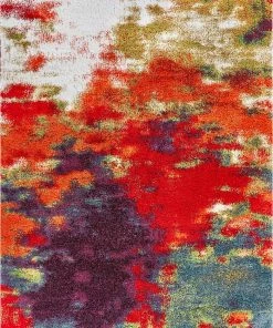 Well Woven Consta Multi Mid-Century Abstract Shag Rug