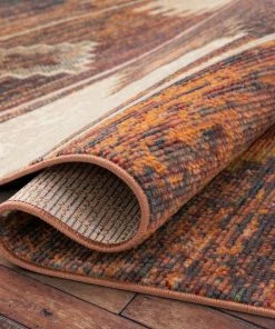 Well Woven Socorro Burnt Orange Mid-Century Scandinavian Southwestern Rug Global 13 Well Woven Socorro Burnt Orange Mid-Century Scandinavian Southwestern Rug Global