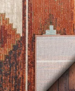 Well Woven Socorro Burnt Orange Mid-Century Scandinavian Southwestern Rug Global 10 Well Woven Socorro Burnt Orange Mid-Century Scandinavian Southwestern Rug Global