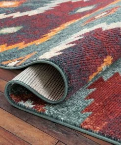 Well Woven Moroccan Ruidoso Blue Mid-Century Tribal Bohemian Rug