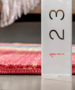 Well Woven Global Lea Crimson Traditional Southwestern Tribal Rug