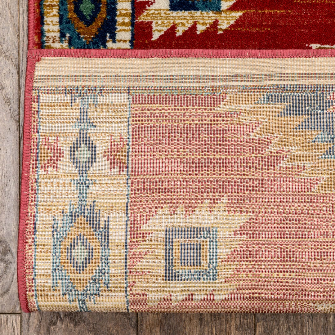 Well Woven Global Custom Size Runner Lea Southwestern Red Choose Your Width X Choose Your Length Hallway Runner Rug 4 Well Woven Global Custom Size Runner Lea Southwestern Red Choose Your Width X Choose Your Length Hallway Runner Rug