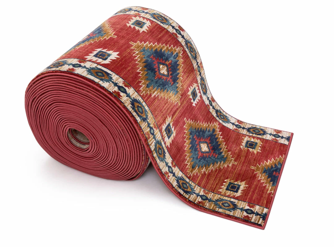 Well Woven Global Custom Size Runner Lea Southwestern Red Choose Your Width X Choose Your Length Hallway Runner Rug 2 Well Woven Global Custom Size Runner Lea Southwestern Red Choose Your Width X Choose Your Length Hallway Runner Rug