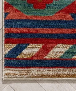 Well Woven Lea Cream Traditional Southwestern Tribal Rug Global