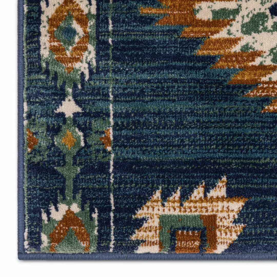 Well Woven Custom Size Runner Lea Southwestern Tribal Blue Choose Your Width X Choose Your Length Hallway Runner Rug 4 Well Woven Custom Size Runner Lea Southwestern Tribal Blue Choose Your Width X Choose Your Length Hallway Runner Rug