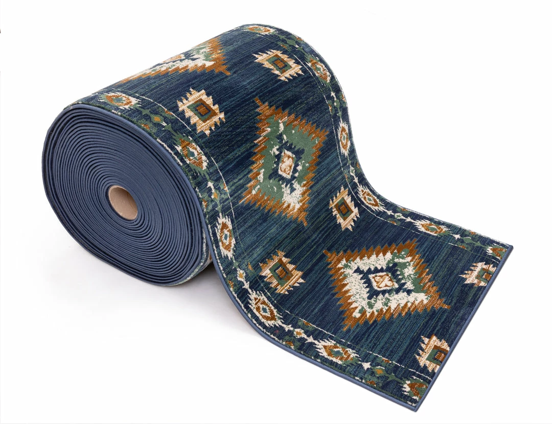 Well Woven Custom Size Runner Lea Southwestern Tribal Blue Choose Your Width X Choose Your Length Hallway Runner Rug 2 Well Woven Custom Size Runner Lea Southwestern Tribal Blue Choose Your Width X Choose Your Length Hallway Runner Rug