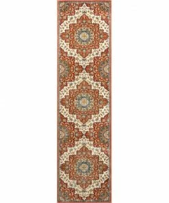 Well Woven Oracle Crimson Traditional Medallion Authentic Rug Global