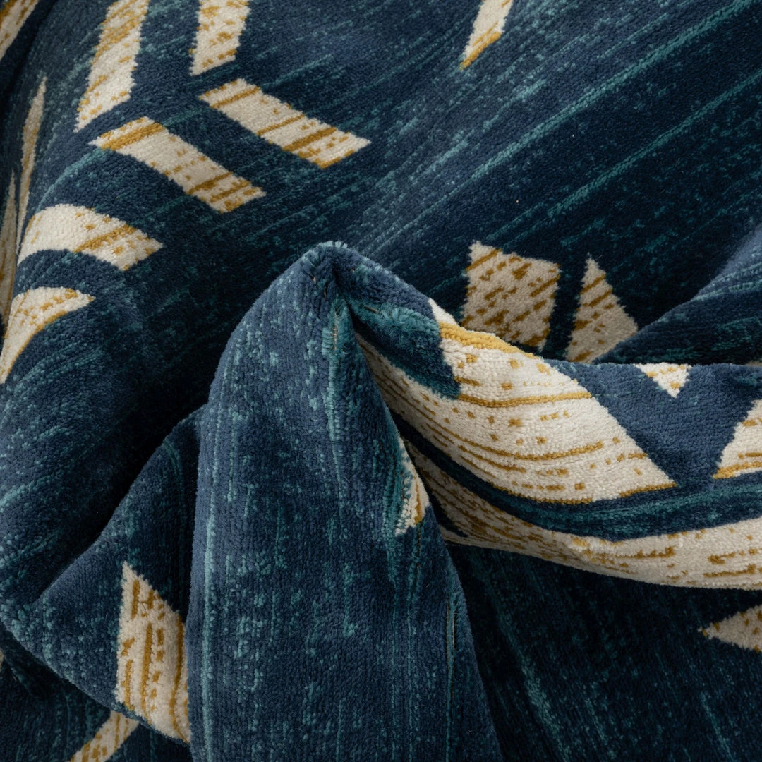 Well Woven Canton Southwestern Tribal Bohemian Blue Rug 6 Well Woven Canton Southwestern Tribal Bohemian Blue Rug