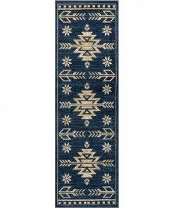 Well Woven Canton Southwestern Tribal Bohemian Blue Rug 17 Well Woven Canton Southwestern Tribal Bohemian Blue Rug