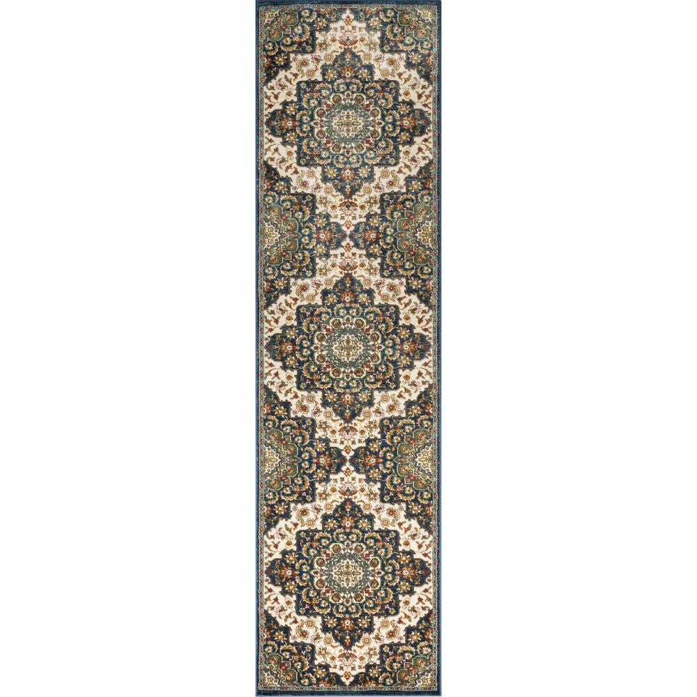 Well Woven Oracle Blue Traditional Medallion Authentic Rug 7 Well Woven Oracle Blue Traditional Medallion Authentic Rug