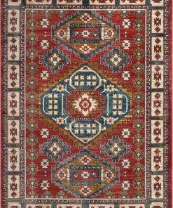 Well Woven Perry Southwestern Tribal Medallion Bohemian Crimson Rug