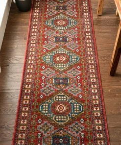 Well Woven Perry Southwestern Tribal Medallion Bohemian Crimson Rug
