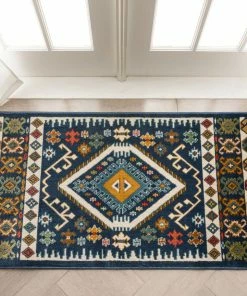Well Woven Global Ravia Southwestern Tribal Aztec Bohemian Blue Rug 16 Well Woven Global Ravia Southwestern Tribal Aztec Bohemian Blue Rug