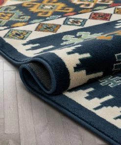 Well Woven Global Ravia Southwestern Tribal Aztec Bohemian Blue Rug 20 Well Woven Global Ravia Southwestern Tribal Aztec Bohemian Blue Rug