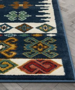 Well Woven Global Ravia Southwestern Tribal Aztec Bohemian Blue Rug 14 Well Woven Global Ravia Southwestern Tribal Aztec Bohemian Blue Rug