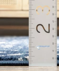 Well Woven Dalton Moroccan Trellis Pattern Blue Distressed Rug Global 21 Well Woven Dalton Moroccan Trellis Pattern Blue Distressed Rug Global