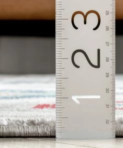 Well Woven Meridian Southwestern Diamond Pattern Grey Blue Distressed Rug Global 21 Well Woven Meridian Southwestern Diamond Pattern Grey Blue Distressed Rug Global