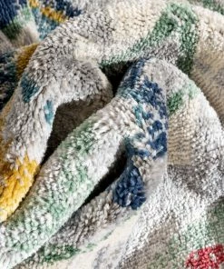 Well Woven Meridian Southwestern Diamond Pattern Grey Blue Distressed Rug Global 15 Well Woven Meridian Southwestern Diamond Pattern Grey Blue Distressed Rug Global