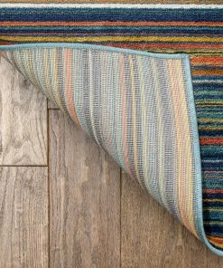 Well Woven Nampa Tribal Stripes Geometric Pattern Blue Red Distressed Rug Global 16 Well Woven Nampa Tribal Stripes Geometric Pattern Blue Red Distressed Rug Global