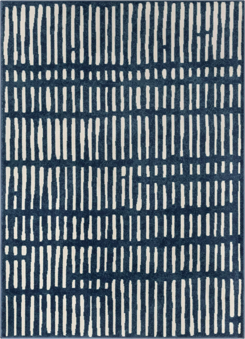 Well Woven Wilder Tribal Geometric Stripes Blue Distressed Rug Global 2 Well Woven Wilder Tribal Geometric Stripes Blue Distressed Rug Global