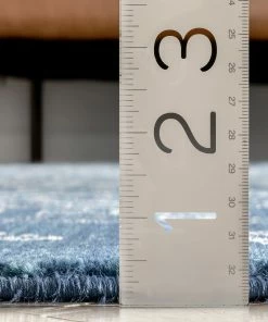 Well Woven Aberdeen Tribal Diamond Pattern Blue Distressed Rug Global