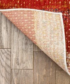 Well Woven Teton Tribal Stripes Red Yellow Distressed Rug Global 16 Well Woven Teton Tribal Stripes Red Yellow Distressed Rug Global