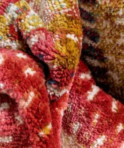 Well Woven Teton Tribal Stripes Red Yellow Distressed Rug Global 15 Well Woven Teton Tribal Stripes Red Yellow Distressed Rug Global