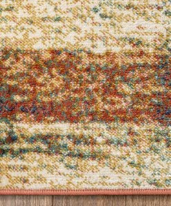 Well Woven Hauser Tribal Patchwork Red Ivory Distressed Rug