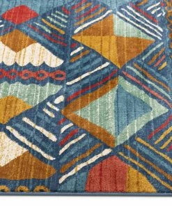 Well Woven Global Lara Blue Modern Abstract Geometric Rug 8 Well Woven Global Lara Blue Modern Abstract Geometric Rug