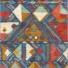 Well Woven Global Lara Blue Modern Abstract Geometric Rug