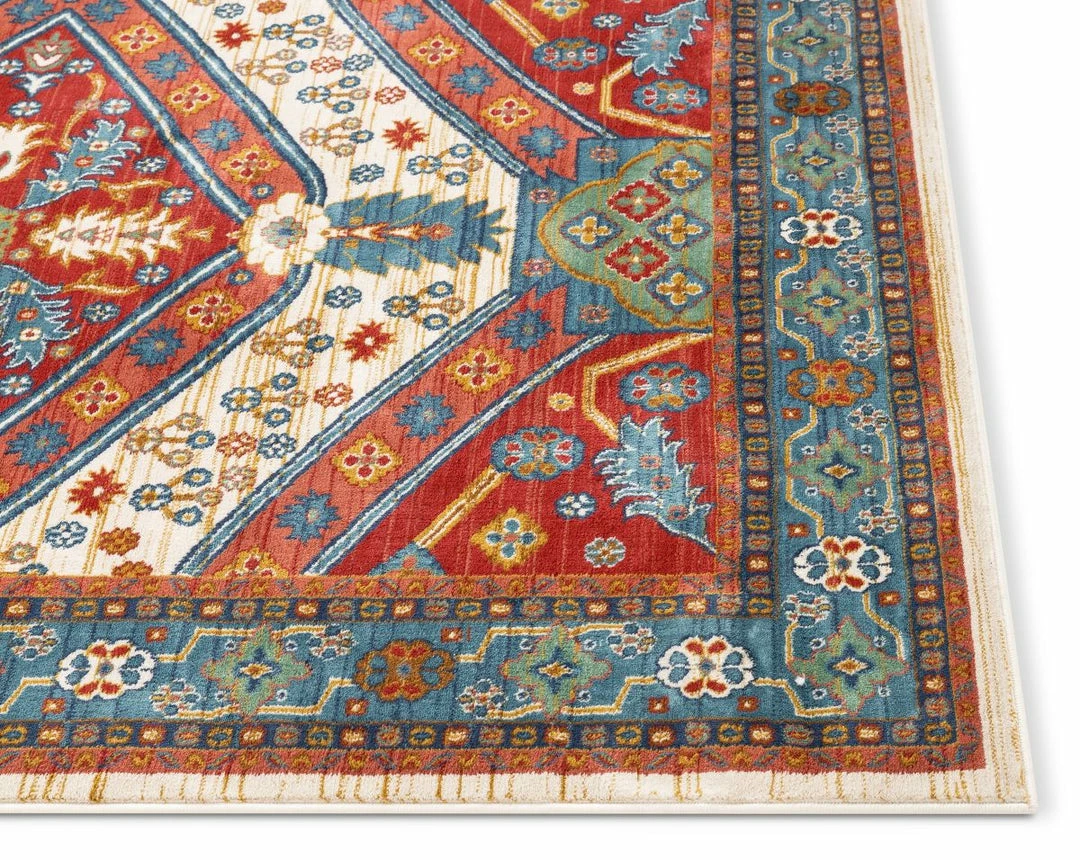 Well Woven Musta Ivory Traditional Medallion Border Rug Global 4 Well Woven Musta Ivory Traditional Medallion Border Rug Global