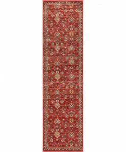 Well Woven Arya Crimson Traditional Oriental Distressed Rug 13 Well Woven Arya Crimson Traditional Oriental Distressed Rug