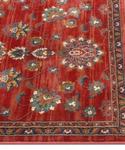 Well Woven Arya Crimson Traditional Oriental Distressed Rug 10 Well Woven Arya Crimson Traditional Oriental Distressed Rug