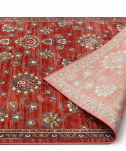 Well Woven Arya Crimson Traditional Oriental Distressed Rug 9 Well Woven Arya Crimson Traditional Oriental Distressed Rug