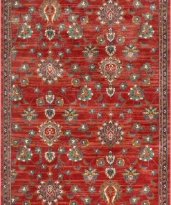Well Woven Arya Crimson Traditional Oriental Distressed Rug