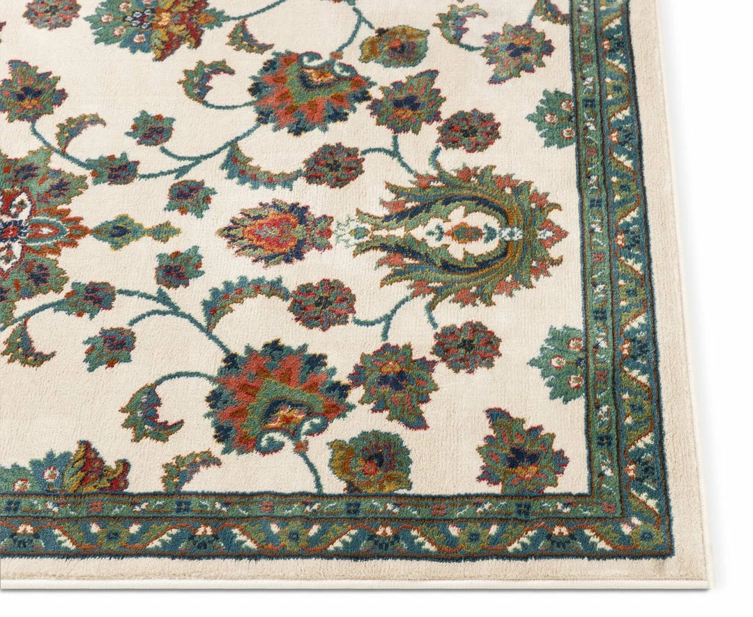 Well Woven Arya Ivory Traditional Oriental Distressed Rug 4 Well Woven Arya Ivory Traditional Oriental Distressed Rug