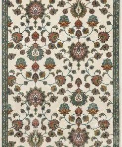 Well Woven Arya Ivory Traditional Oriental Distressed Rug