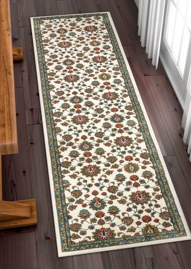 Well Woven Arya Ivory Traditional Oriental Distressed Rug 5 Well Woven Arya Ivory Traditional Oriental Distressed Rug