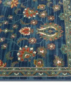 Well Woven Global Arya Blue Traditional Oriental Distressed Rug