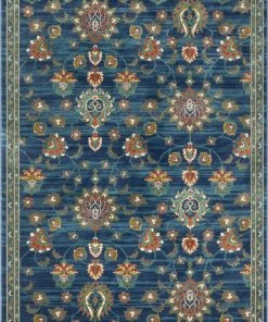 Well Woven Global Arya Blue Traditional Oriental Distressed Rug
