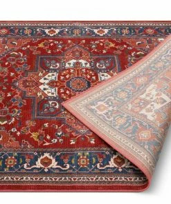 Well Woven Jackie Crimson Traditional Medallion Tribal Rug