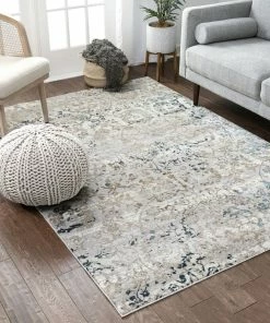 Well Woven Pia Vintage Bohemian Blue Rug