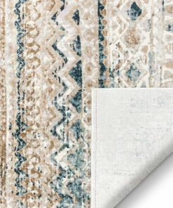 Well Woven Santi Vintage Bohemian Blue Rug