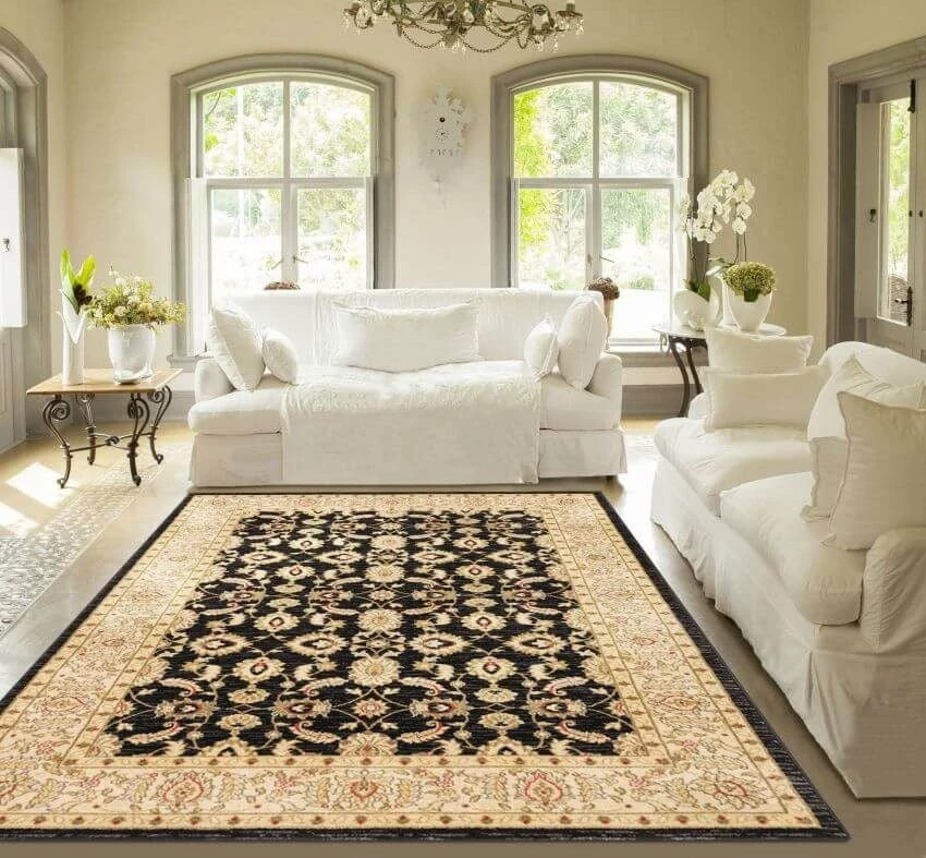 Well Woven Seljuk Black Traditional Rug 7'10" X 9'10" 2 Well Woven Seljuk Black Traditional Rug 7'10" X 9'10"