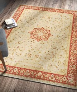 Well Woven Sophia Ivory Traditional Rug 5'x7'